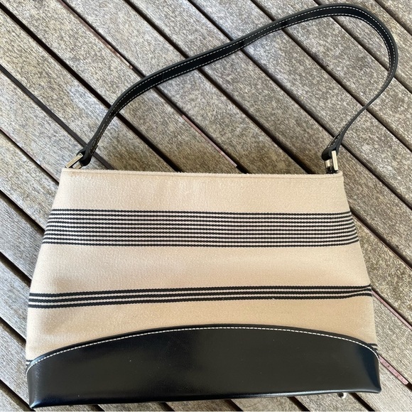 Vintage Kate Spade Shoulder Bag – Retired Beige & Black Classic 🖤✨ - Picture 13 of 16